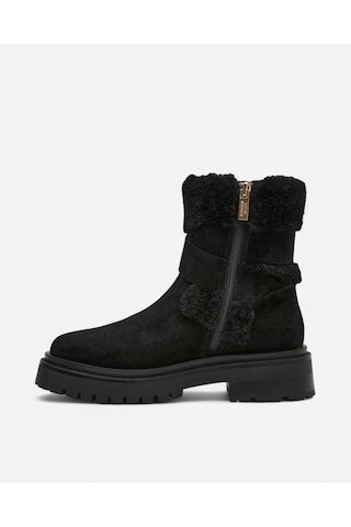 Steve Madden Lodge Black Sued Kadın Siyah Bot Lodge