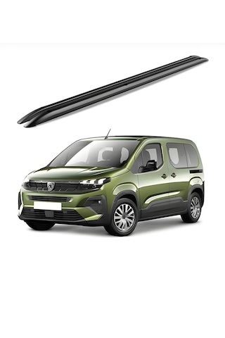 Türkmen Peugeot Rifter Premium Tavan Çıtası Alüminyum Siyah 2019 Ve Sonrası