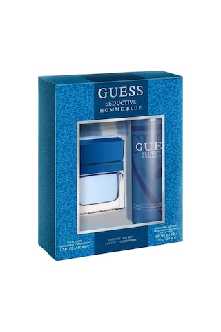 Guess Seductive Homme Blue Edt 50 Ml+deodorant 226 Ml Erkek Parfüm Seti Odunsu