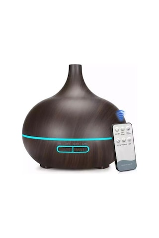 Mi7a Ultrasonik Hava Nemlendirici Uçucu Yağ Difüzör 550 Ml Kumandalı Buhar Makinası Ve Aroma Difüzörü