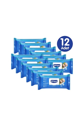 Canped Vücut Temizleme Havlusu 48 Adet X 12 Adet