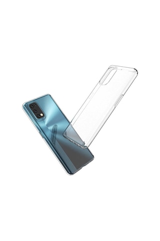 Noktaks - Realme 7 Pro Uyumlu - Kılıf Şeffaf Soft Slim Fitt Süper Silikon Kapak - Şeffaf