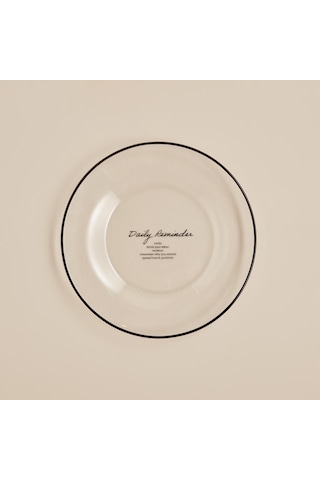 Bella Maison Daily Reminder Pasta Tabağı 4'lü 19 CM Siyah