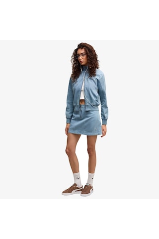 Puma Future Archive Washed Kadın Mavi Etek 636679 Çok Renkli