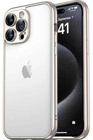 Apple Uyumlu iPhone 15 Pro Max Kılıf Zore Kamera Korumalı Bontez Bumper