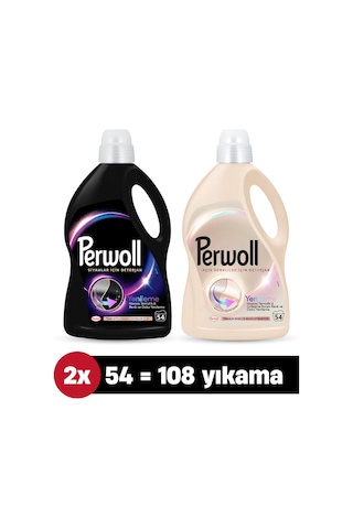 Perwoll Yenileme Beyaz -yenileme Siyah 2,97 L 54 Yıkama Perwoll Set pktprwlybysrset-5811 2970 ML