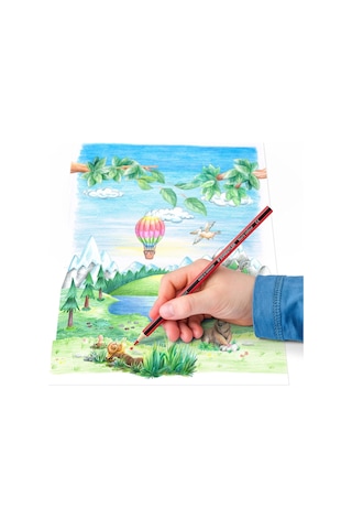 Staedtler 185 C18 Noris Kuru Boya Kalemi 18'li Genel