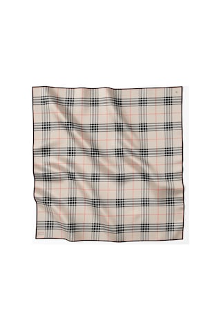 Belli İpek Eşarp - 4122-02 Krem Twill