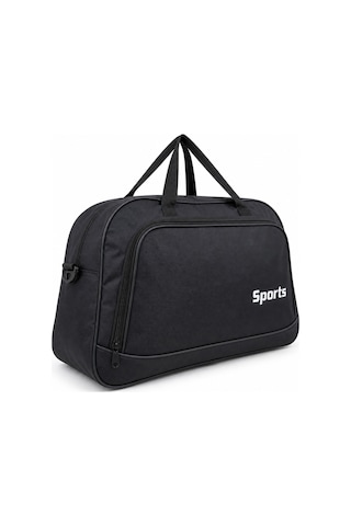 Pololiza Çok Amaçlı Unisex Spor Ve El Valizi / 60 Cm Seyehat Çantası / Asker Çantası / El Çantası Siyah