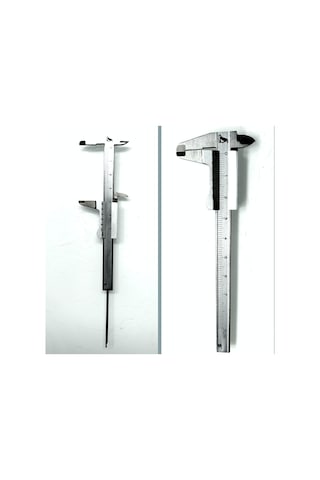 Omeniv Çelik Mini Kumpas Vernier Cetvel Kaliper Hassas Ölçüm Alet