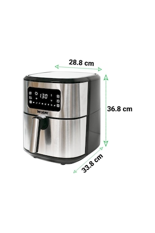 Wiami Airfryer 6.5L Akıllı Yağsız Fritöz