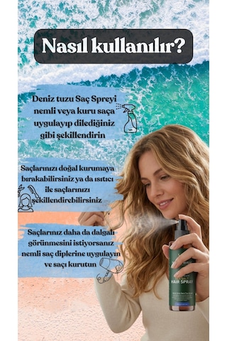 Victor Royal Hacim Ve Dolgunluk Veren Deniz Tuzu Saç Spreyi 150 ML
