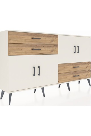 Arges Konsol 3 Raflı 4 Çekmeceli 4 Kapaklı 176x30x99 Aytaşı-aytaş Aytaşı-aytaşı/çam