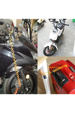 Knmaster Motosiklet Disk Fren Kilidi Hatırlatma Kablosu