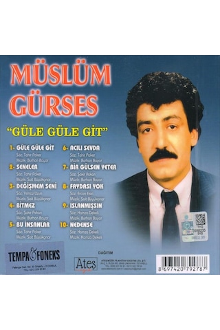 Müslüm Gürses - Güle Güle Git Cd