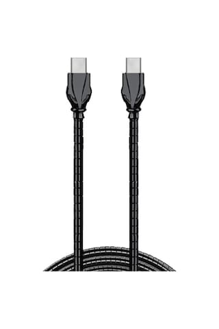Ttaf T-CHR-02-3 USB-A To USB-C 2.4 A Çelik Zırhlı Şarj Data Aktarım Kablosu