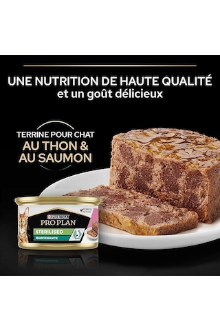 Proplan Ton Balıklı Ve Somonlu Kısırlaştırılmış Kedi Konservesi 85 Gr