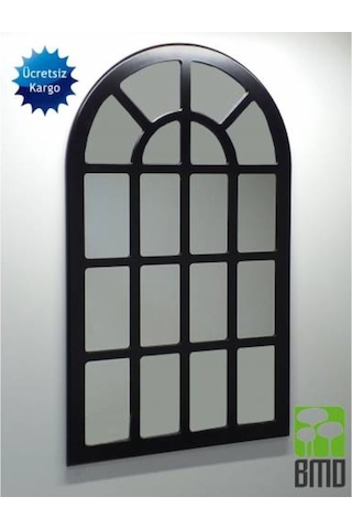 120x75 Dekoratif Siyah Ayna