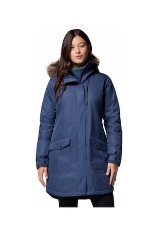 Columbia Suttle Mountain Long Insulated Kadın Mont-8802 Lacivert