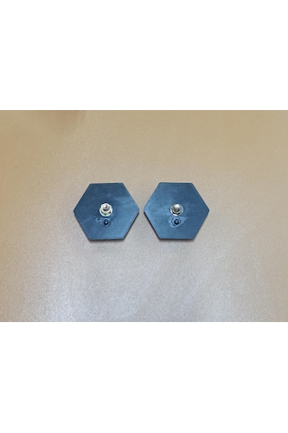 Altıgen Şekilli Sarı Reflektör 6mm Vidalı 2 Adet