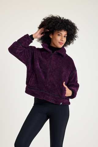 Scorp Shine Casual Kadın Peluş Mont Mor Mor