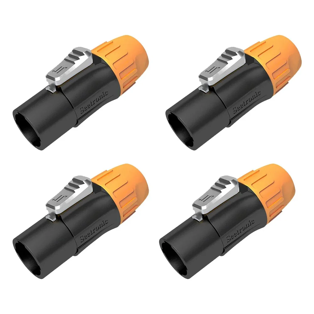 Seetronic Sac3mx Ip65 Su Geçirmez Kilitli 3 Pin Güç Konnektörü Erkek Sahne & Outdoor