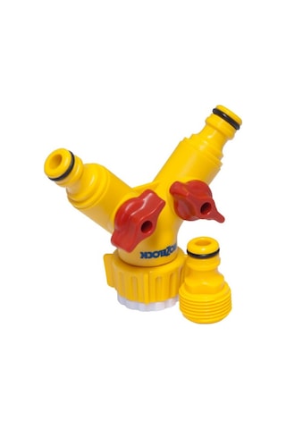 Hozelock 2256H Çift Musluk Konnektörü