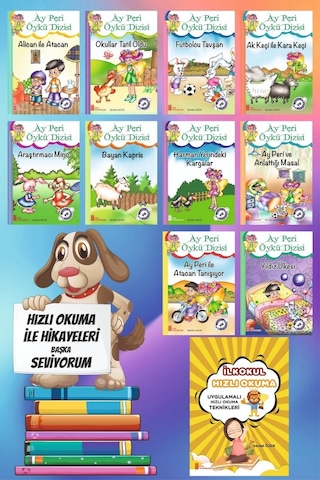 1.sınıflar İçin Ay Peri Öykü Dizisi + Hızlı Okuma