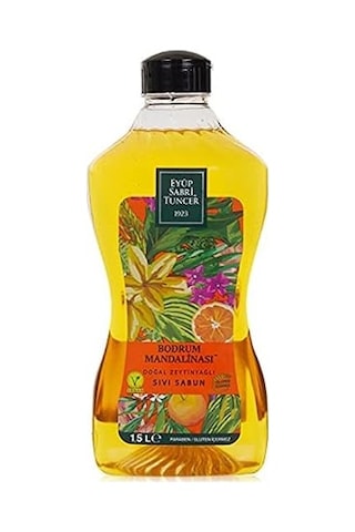 Eyüp Sabri Tuncer Doğal Zeytinyağlı Sıvı Sabun, Bodrum Mandalinası, 1,5 L Pet Şişe 1 X 1500 Ml Diğer