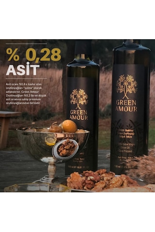Green Amour Soğuk Sıkım Natürel Sızma Zeytinyağı 500 ML