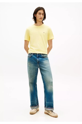 Tommy Hilfiger Erkek Marka Logolu Günlük Kullanıma Uygun Sarı T-shirt Mw0mw39995 Zf0-15059