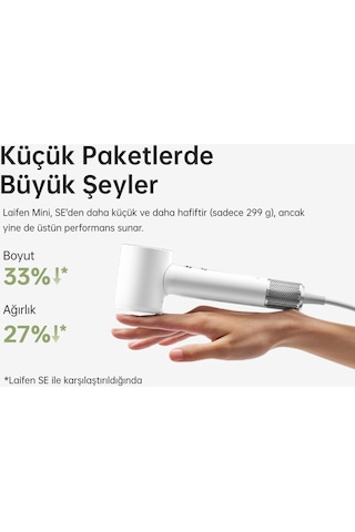 Laifen Mini Saç Kurutma Makinesi - Beyaz