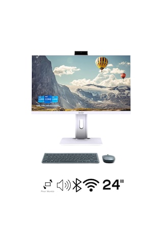 Izoly H701 i7-12700 16 GB 256 GB M.2 NVME SSD 24" FHD Pivot AIO Masaüstü Bilgisayar