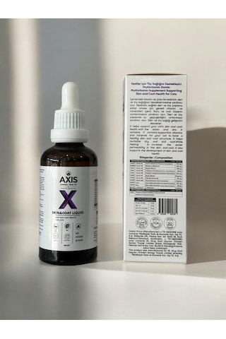 Skin & Coat Liquid 50 Ml Kediler İçin Deri Ve Tüy Sağlığı Destekleyici Multivitamin Damla