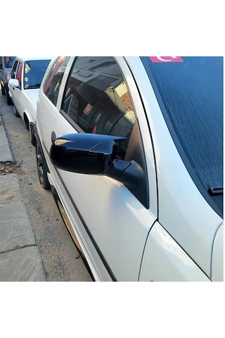 Opel Corsa C Batman Yarasa Ayna Kapağı Parlak Siyah Abs 2000 2001 2002 2003 2004 2005 2006
