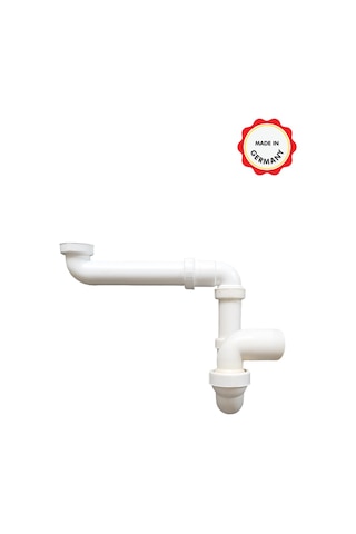 Dallmer Yer Kazandıran Lavabo Sifonu Evye Sifonu 1 1/2'' Bağlantı Ağızlı 50lik Koku Önleyici