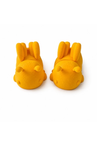 2 Li Set Sevimli Arı Figürü 10 Cm 3d Baskı Hareketli Dekoratif Obje Masaüstü Süs Hediyelik .