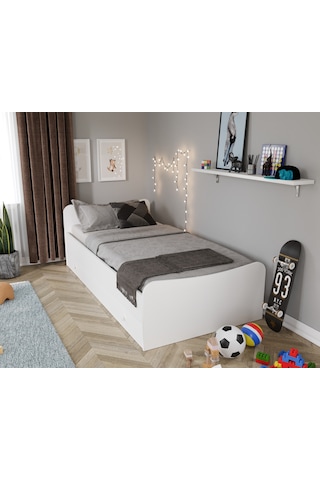 Kznhome Selen Yavrulu Karyola Beyaz - Tamamı 1. Kalite Mdf