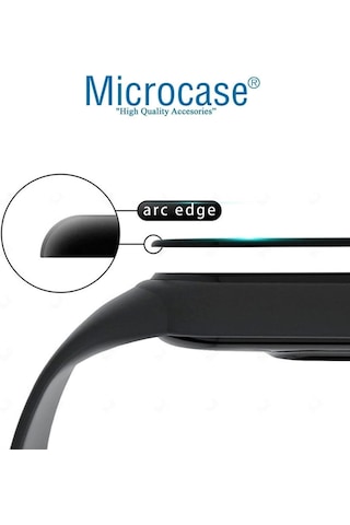 Microcase Apple Watch Uyumlu Ultra 3 İçin Tam Kaplayan Kavisli Ekran Koruyucu 3d Pet Film - Siyah Al3385