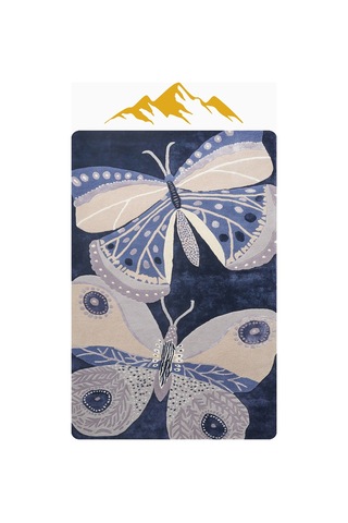 Modern Desenli Dijital Baskı Kaymaz Taban Halı H0960 Renkli
