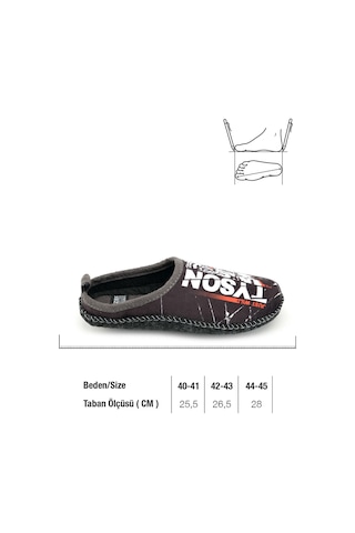 Gezer 14630 Erkek Keçe Rahat Sessiz Taban Hafif Ev Halı Misafir Terliği Siyah