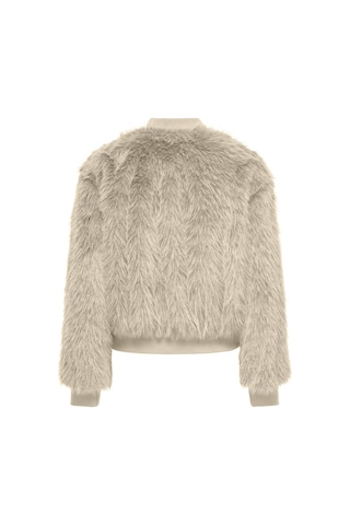 Only Onlmanny Faux Fur Bomber Bej Kadın Mont 15322405 Bej