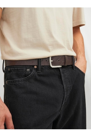 Jack & Jones Jacharry Embossed Belt Noos Erkek Brown Stone Kemer - Jj12236466