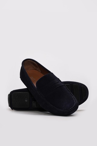 Fast Step Hakiki Deri Erkek Casual Ayakkabı 216mam3 Lacivert