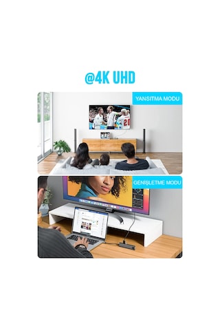 Notebook Laptop Dizüstü Bilgisayarlar İçin Usb Bağlantı İstasyonu Giriş Çoklayıcı Dönüştürücü