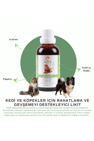 Amica Cat-e Calming Damla Kedi ve Köpekler İçin Gevşemeyi ve Rahatlamayı