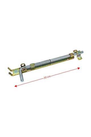 30 Cm Yaylı Ferforje Demir Kapı Sürgüsü