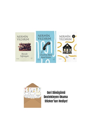 Bavula Sığmayan Ciltli + Unutma Beni Apartmanı Ciltli + Ev Ciltli + Okuma Sticker'ları