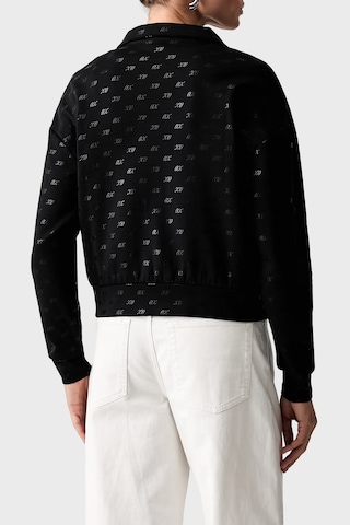 Armani Exchange Tamamı Logolu Regular Fit Dik Yaka Sweat Kadın Sweat Xw002748 Af24095 Fc241 Siyah