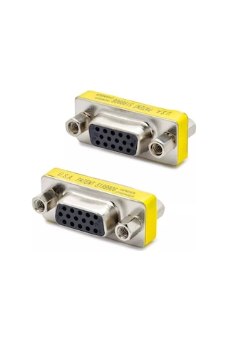 15 Pin Vga Çevirici Dönüştürücü Birleştirici Ek Dişi - Dişi F/f